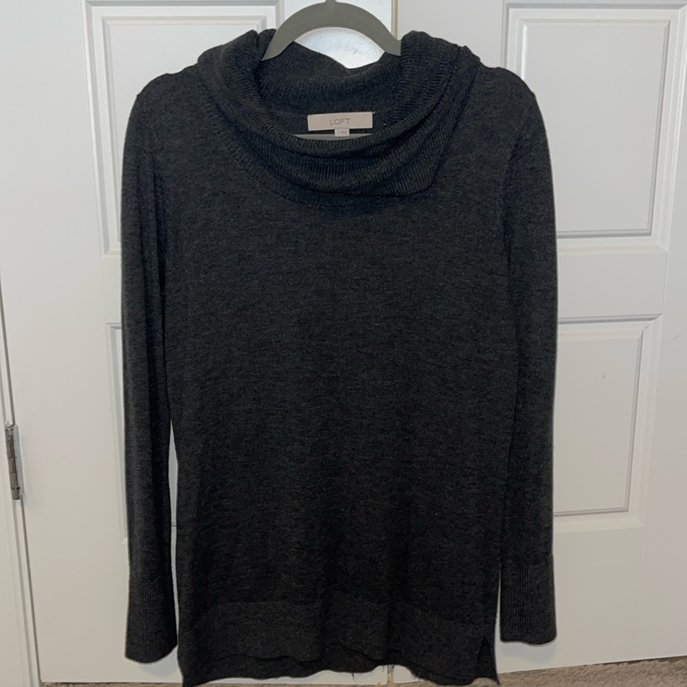 Charcoal, gray, long sleeve